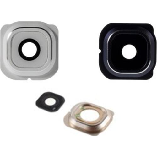 For Samsung Galaxy S6 Edge SM-G925 Camera Lens and Bezel Replacement Brand New Blue Silver Gold Green 10pcs/lot