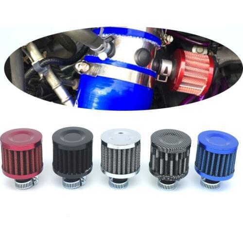 38mm Air Filter Universal Interface Motorcycle Air Filter 12mm Diameter Car Air Filter Turbine Exhaust Crankcase Ventilation