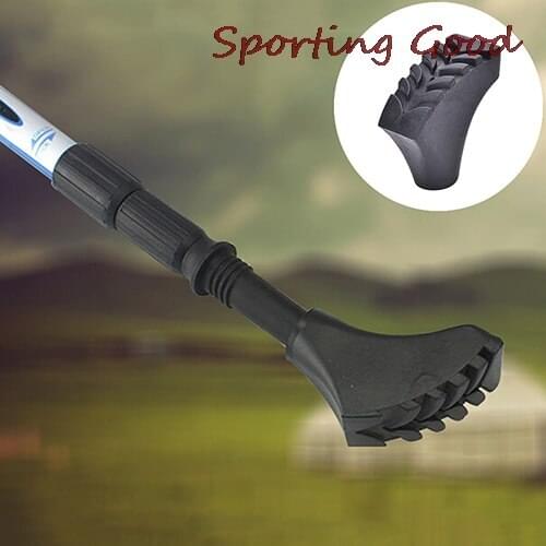 1PC Hot Sale Black Rubber Tips Trekking Pole Feet End Caps Protector Hiking Pole Tip Protectors Trail Camp Walking Stick Ferrule