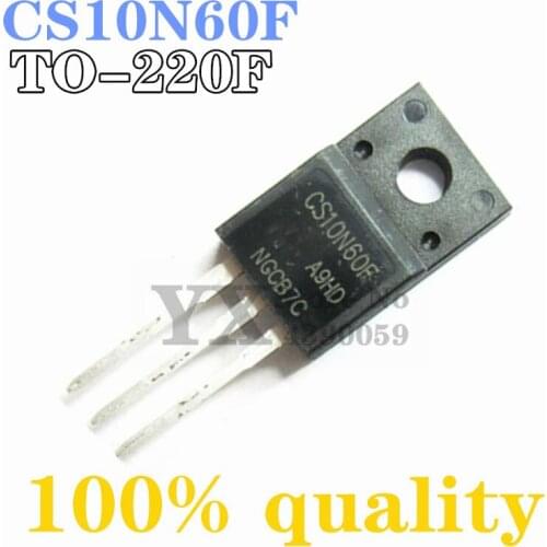10PCS CS10N60F TO-220F 10N60F TO220F CS10N60 CS10N60FA9R 600V 10A transistor