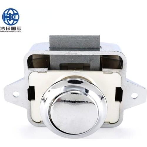 High Quality 10PCS Famous Brand Diamete 26mm Camper Car Push Lock RV Caravan Boat Motor Home Cabinet Drawer Latch Button