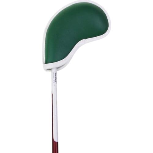 10Pack Durable PU Golf Iron Headcover Wedges Waterproof Club Head Cover