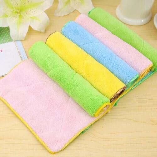 1368 microfiber double-sided absorbent cloth, thickening, no hair, no oil, washcloth, kitchen dishcloth