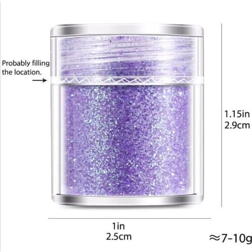 4 Color Rainbow White Glitters Sequains Resin Pigment Fillings Kit Makeup Jewelry Fillings Nail Art Decor Jewelry Making