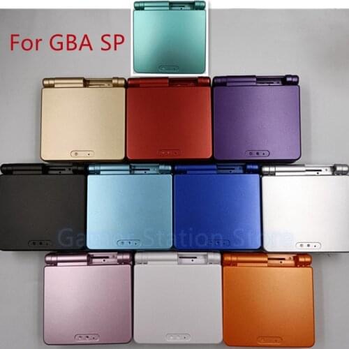 5pcs High quanlity For Nintendo GBA SP For Gameboy Housing Case Cover Replacement Full Shell For Advance SP Case with Screen