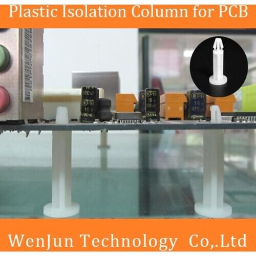 50pcs Screw Isolation Column Tools Separation pillar for PCB / Video Card Plastic Interval column 25mm