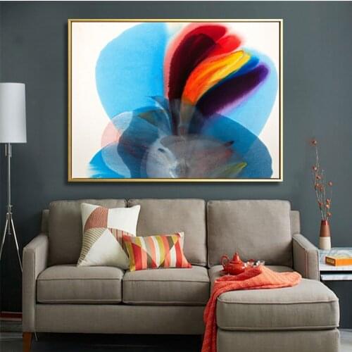 Abstract Paintings art Black Yellow Canvas Art Wall Pictures Posters And Prints For Living Room Morden Home Decor Nordic