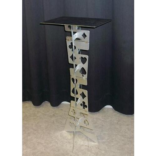 Aluminum Magic Folding Table (Alloy) - Silver,Magic Tricks Magician Best Table Stage Close Up Illusions Magia Accessories