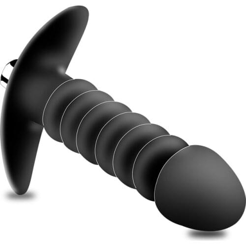 Anal Plug Silica Gel Thread Vibrator Mens Prostate Massager G Point Orgasm Butt Plug Anal Toys Sex Toys For Adults