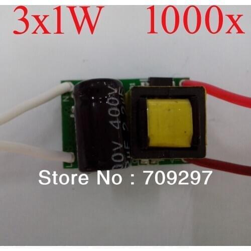 Free DHL/FEDEX/EMS, 1000pcs/lot 3x1W LED power driver for 1W LED chip 926208