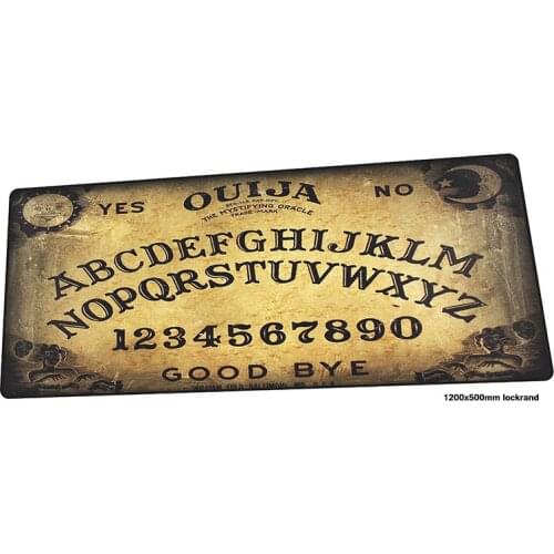 Ouija board mouse pad gamer locked edge 120x50cm notbook mouse mat gaming mousepad large High-end pad mouse PC desk padmouse