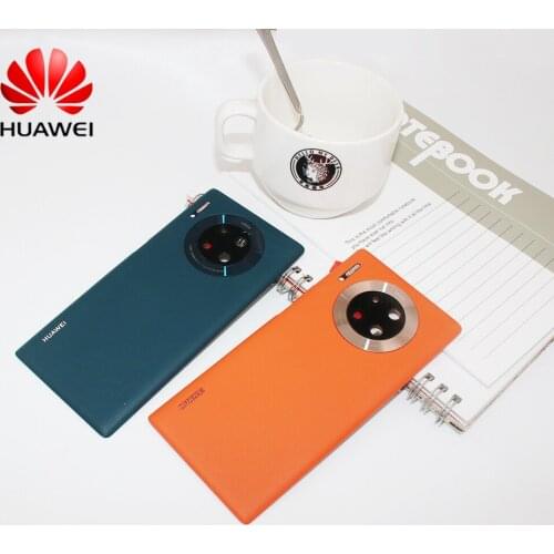Leather Case For Huawei Mate 30 Pro Case Luxury Shockproof Back Cover Replacement Housing For Mate 30pro 5G Original Cover +Logo