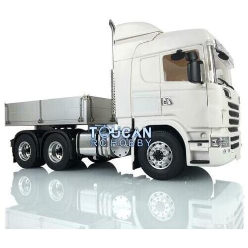 1/14 RC LESU Metal 6*6 Chassis Car Hopper Truck Tractor Hercul R730 Sca Cab THZH0665-SMT2