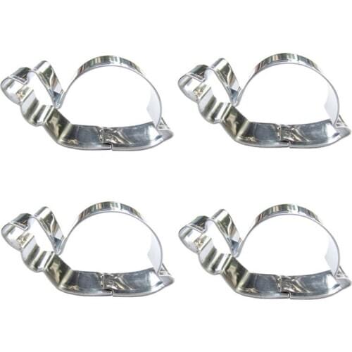Mini Snail shape 4 piece biscuit cutting molds, baking tools, cake decorating soft candy tools