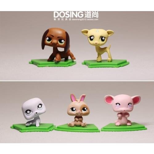 Cartoons Animal Miniature Model Q Version Puppy Fawn Seal Fairy Garden Accessories Moss Ornaments Action Figures Figurine Toys