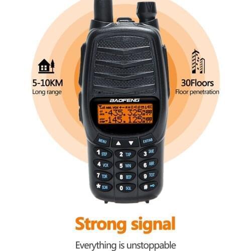 2021 New BAOFENG UV-X10 10W Powerful Dual PTT Dual Band VHF/UHF USB Charging Ham 2 Way Radio Update UV-5R Walkie Talkies Transce