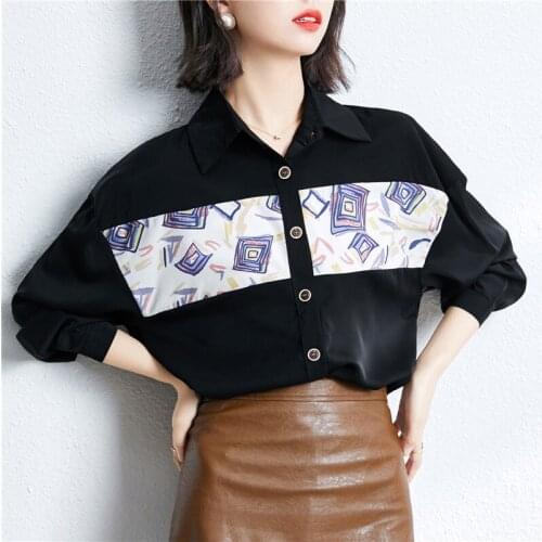 Plus Size Women OL Blouses 2021 Long Sleeve Plaid Printed Tops Tees Korean Loose Blusas Female Fashion Sexy Spring Clothes 1123