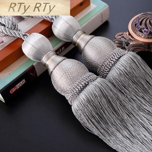 Window curtain tieback Curtain Holder Decoration Curtain Tassels Tiebacks Hanging Balls for Curtains Livingroom Bedroom cp063&40
