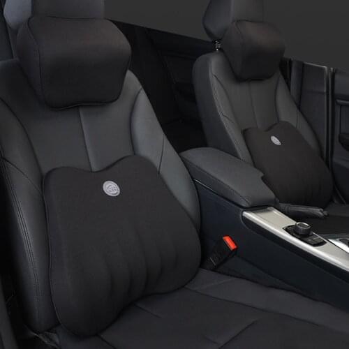 Universal Car lumbar car seat cushion memory foam pillow cojin lumbar Office Neck Chairs Home Waist Relieve Mats Auto Accessorie