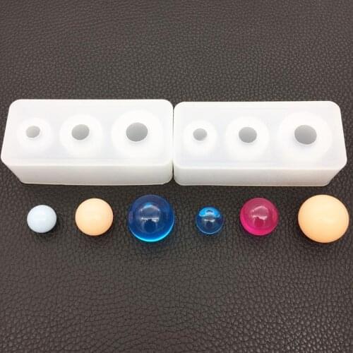NOT AS LONG DIY Crystal Epoxy Mold Round Ball Planet Silicone Mold Decorated Starry Sky Ball 3 With Mirror