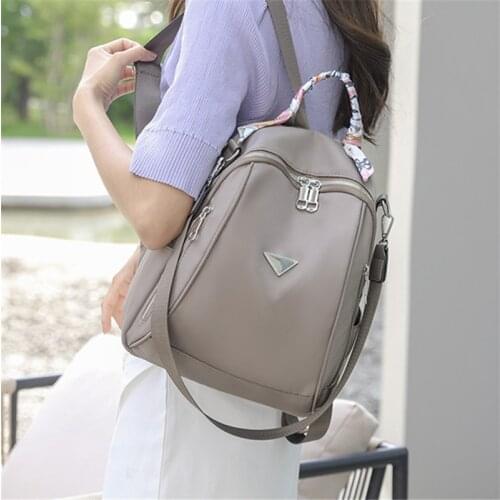 Womens Backpack Lady Waterproof Oxford Schoolbag Multifunctional Ladies Bagpacks Female Travel Backpacks Large Capacity Mochila