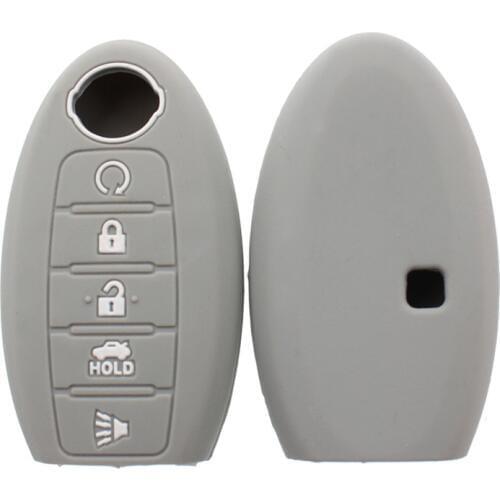 Silicone Key Cover For Nissan Pathfinder 5 button for Maxima Case for Car Accessories