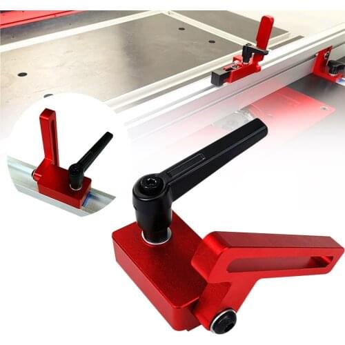 30 Type Woodworking T Slot Stopper Chute Limiter Aluminium Alloy Miter Track Stop For 30mm T-track Woodworking Tool Dropshipping