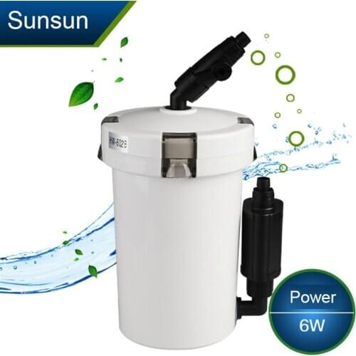 Sunsun Filter Super Quiet 6W 400L/H External Filter System HW-602B /w Pump and Pipes Aquarium Fish Tank Plant