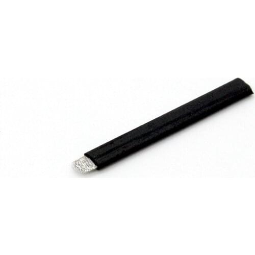 Super Quality Flexible Sterile Disposable Eyebrow Blades 14U.16mm Nano Microblading Needle and for Brow Tattoo Permanent Makeup