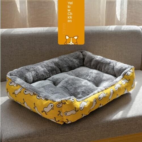Kennel Four Seasons Universal Cat Nest Small Large Dog Teddy Dog Mat Winter Warm Pet Dog Supplies Bed
