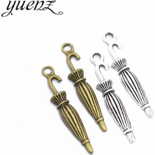 YuenZ 15pcs Antique silver color umbrella Zinc alloy charms Wholesales necklace,earring bracelet jewelry DIY handmade J267