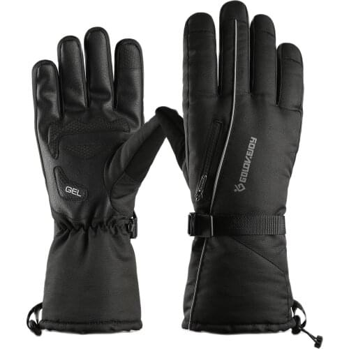 Winter Gloves Men/Women Ski Gloves Warm Fleece Touch Screen Windproof Waterproof Outdoor Snowboard Motorcycle Skiing Mittens