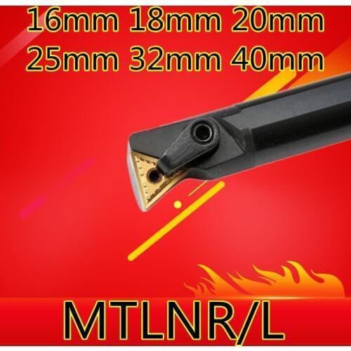 1PCS S16Q-MTLNR16 S18Q-MTLNR16 S20R-MTLNR16 S25S-MTLNR16 S32T-MTLNR16 S40T-MTLNR16 MTLNL16 16mm-40mm CNC Internal Turning tools