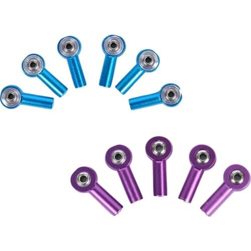 10Pcs M3 Aluminum Link Rod End Ball Joint for 1/10 RC Car Parts Truck Buggy Crawler Tamiya HSP TRAXXAS Hsp Racing