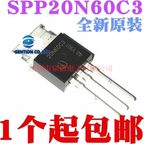 10PCS SPP20N60C3 20 n60c3 TO220 field effect tube straight in stock 100% new and original