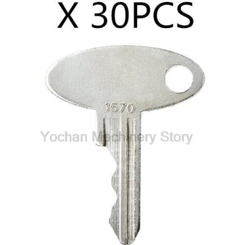 30 Pcs 1570 Key For Ford New Holland Tractor Models Massey Ferguson Fuki M157