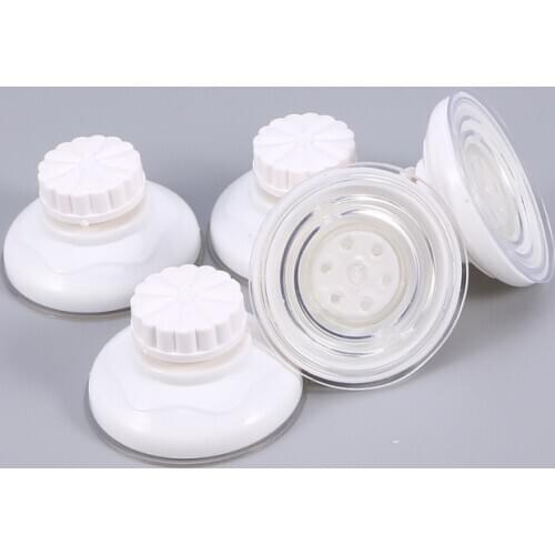 5pcs 6.1cm PVC Rotate Vacuum Suction Cups Accessory with Screw Pole for Bath Shelf Shower Caddies