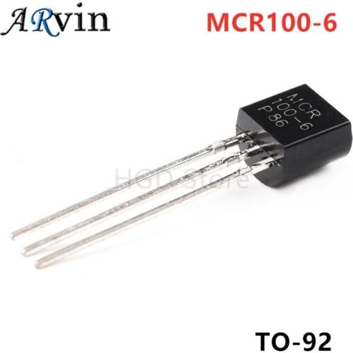 50PCS MCR100-6 TO92 MCR 100-6 TO-92 New