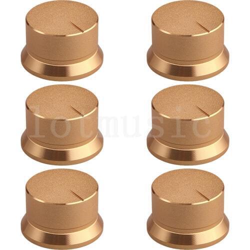 6pcs 30X18mm Gold FOR JRC RECEIVER AMPS Aluminum KNOBS