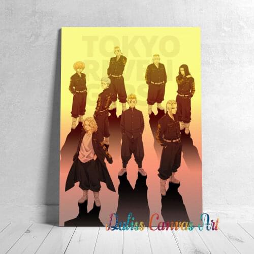 Anime Poster Tokyo Revengers Pictures Home Decoration Manga Paintings Canvas HD Prints Wall Art Modular Living Room Framed