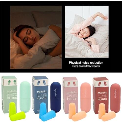 Sleeping Ear Plugs Noise Reduction Soft Foam Earplugs Sound Insulation Anti-noise Plugs for Snoring Insomnia Solution Device