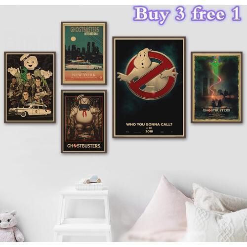 Classic Science fiction film Kraft Paper Poster Retro Kraft Posters Decorative Wall Sticker Home Bar Decoration