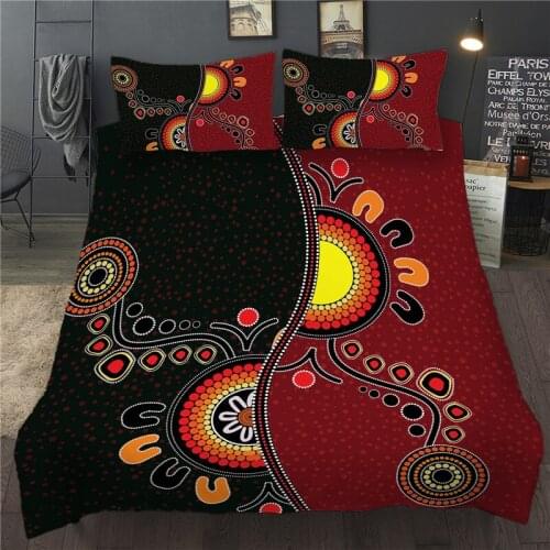 3D Boho Bedding Set Abstract Art Queen King Bed Clothes Bohemian Twin Full Single Double Duvet Quilt Cover Set For Kid Adults