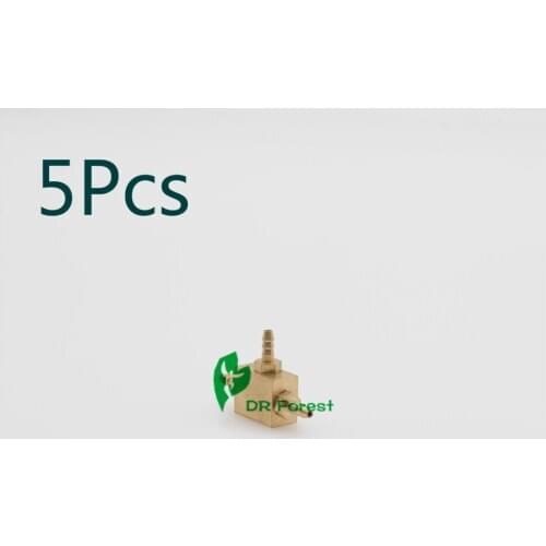 New 5Pcs 3*3*3MM Dental Valve Copper Tee for dental ACCESSORY