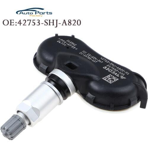 New Tire Pressure Sensor TPMS Sensor For Honda Odyssey Ridgeline Element 42753-SHJ-A820 42753SHJA820 315MHZ 42753-SHJ-A820-M1