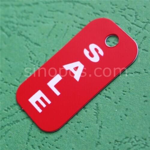 Plastic Red Sale Tags, reusable pvc price tag shoes hangtag bag purse watch jewelry label promotion sign card hang string ticket
