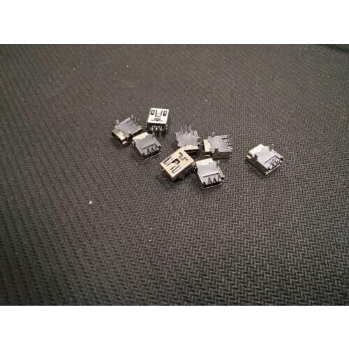 100PCS Mini USB Charging Port Socket Power Charger Connector Replacement For PS3 Controller Repair Part