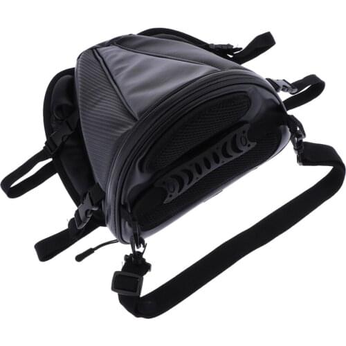 MagiDeal Motorcycle Tail Bag Back Seat Rear Motorbike Scooter Helmet Pack