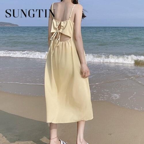 Открытые летние платья Sungtin China At AliExpress