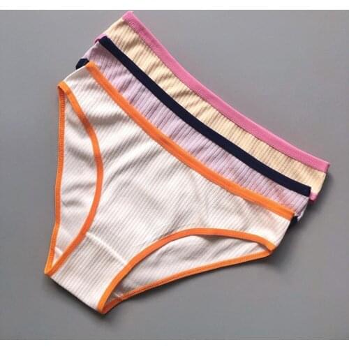 Women Panties Underwear Pantys Female Soft Cotton Briefs Sexy Lady Low-Rise Underpants Girl Seamless Intimate Lingerie Plus Size